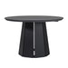 48" Round Solid Wood Pedestal Dining Table - Luxio