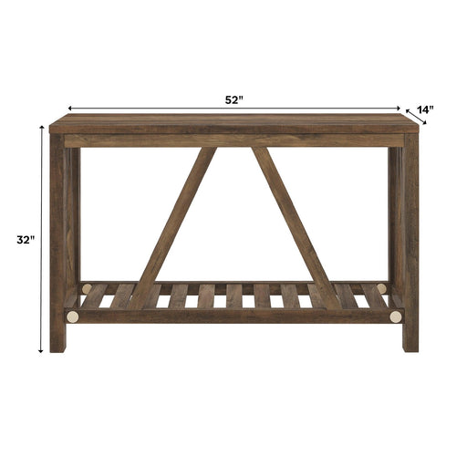 A-Frame Rustic Entry Table - Luxio