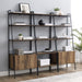 Arlo 3-Piece Storage Bookshelf Set - Luxio