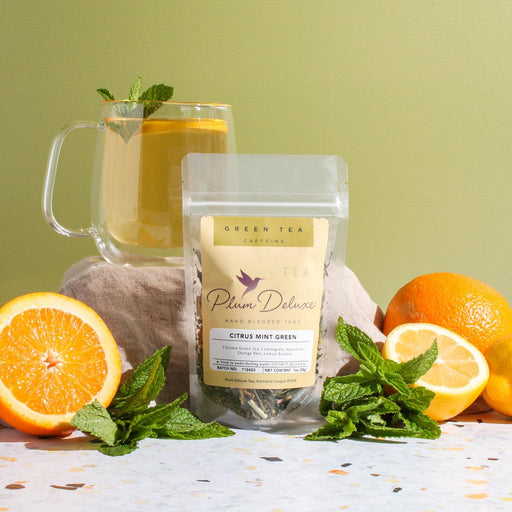 Citrus Mint Green Tea (Lemon - Orange - Lemongrass - Mint) - Luxio