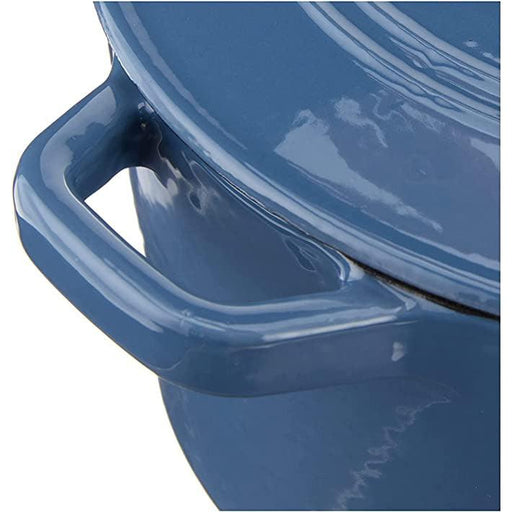 Cuisinart 3 Qt Casserole, Covered, Enameled Provencial Blue - Luxio