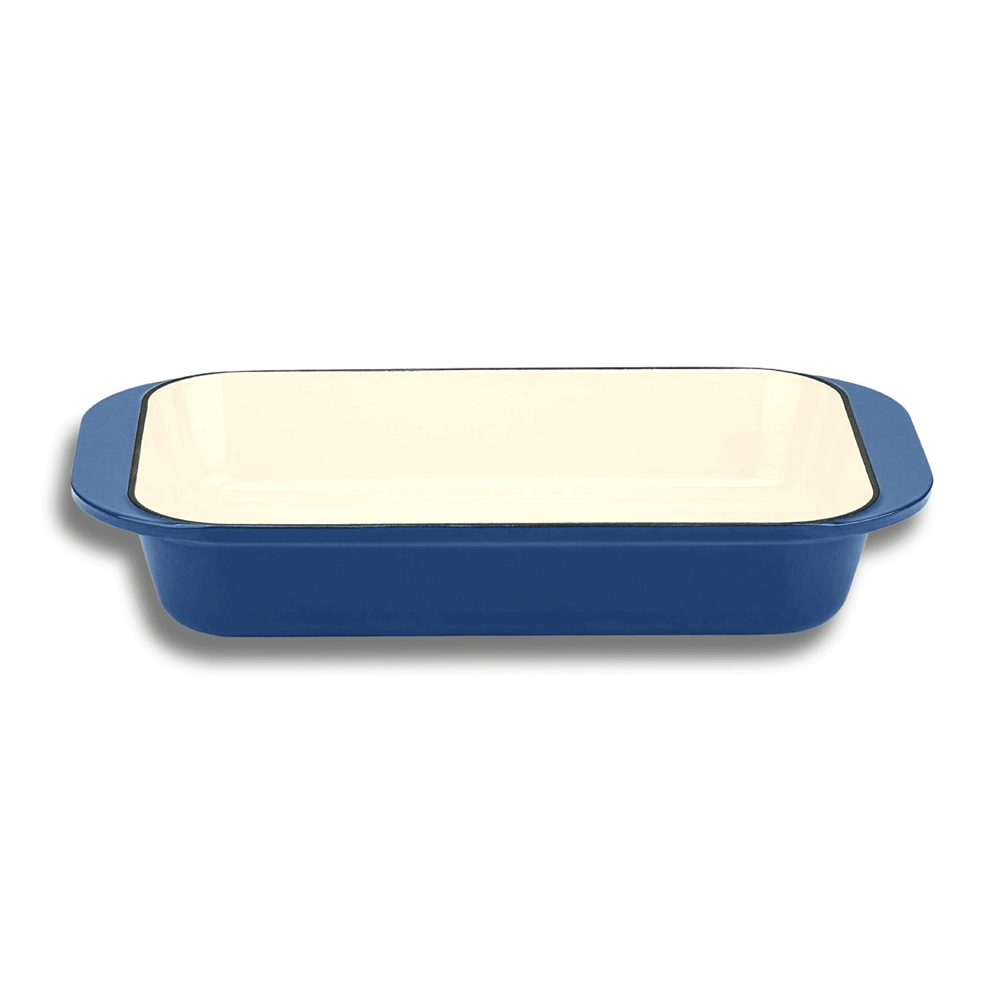 Cuisinart Cast Iron Roasting/Lasagna Pan, 14, Enameled Provencial Blu —  Luxio