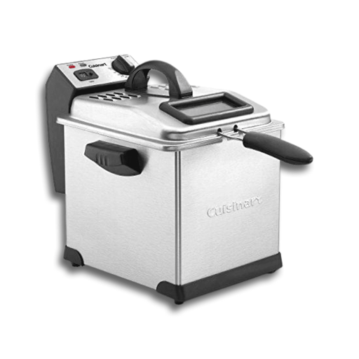 Cuisinart CDF-170 3.4-Quart Deep Fryer, Stainless Steel - Luxio