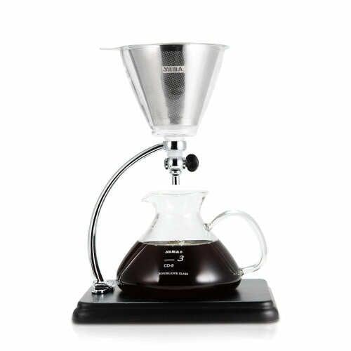 Yama Glass 5 Cup Tabletop Siphon Coffee Maker (Alcohol Burner)