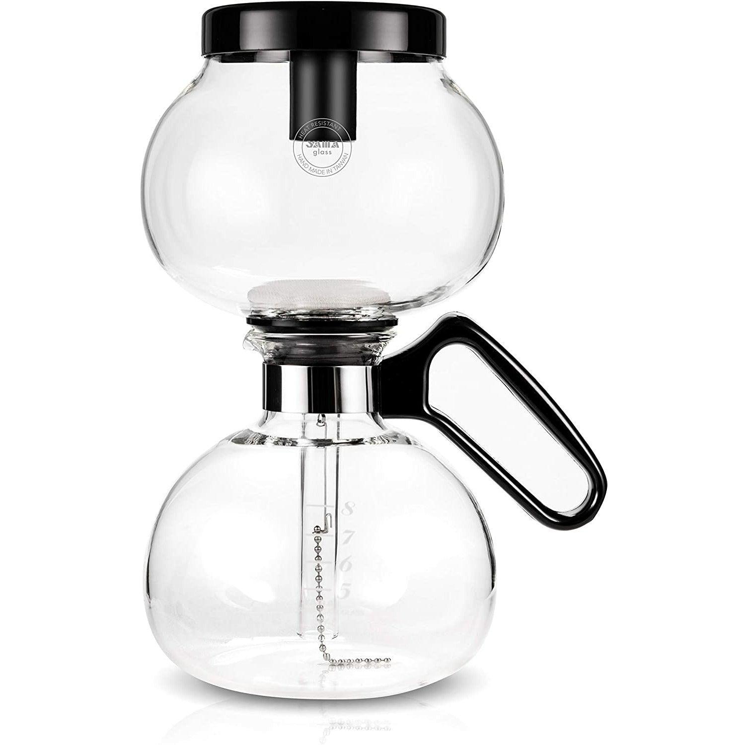 Glass 3Cup Vacuum Unique Coffee Tea Espresso Maker Syphon Tabletop Easy to  Clean