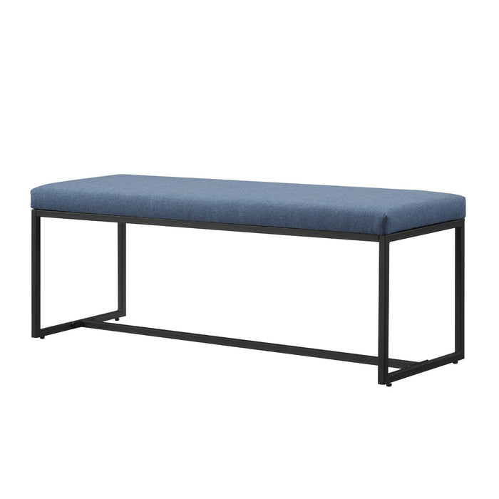 Ambrose Modern Minimalist Upholstered Fabric Entry Bench - Luxio