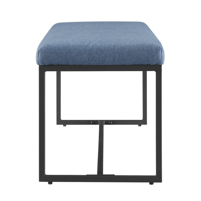 Ambrose Modern Minimalist Upholstered Fabric Entry Bench - Luxio