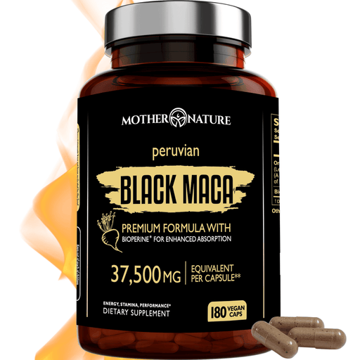 Black Maca Capsules 37,500 mg - Luxio