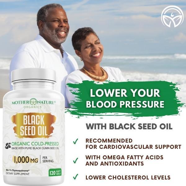 Black Seed Oil Capsules 1,000mg (Softgel) - Luxio
