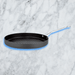 Cuisinart 630-30 Chef's Classic Nonstick Hard-Anodized 12-Inch Round Grill Pan,Black - Luxio