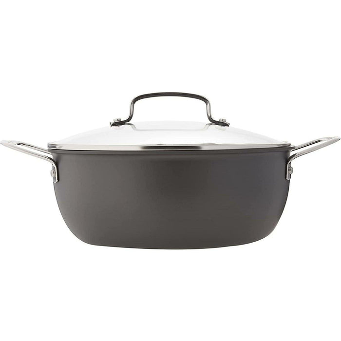  Cuisinart 650-26CP Chef's Classic Nonstick Hard-Anodized 5-Quart Chili Pot with Cover,Black side view