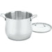 Cuisinart Contour Stainless 12-Quart Stockpot with Glass Cover - Luxio