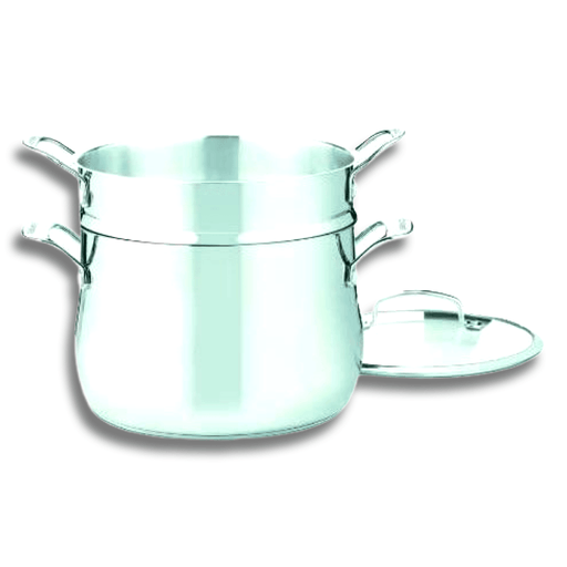 Cuisinart Contour Stainless 6-Quart, 3-Piece Pasta Pot with Cover - Luxio