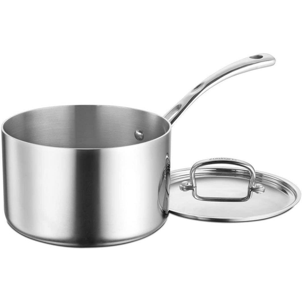 Cuisinart FCT19-18 French Classic Tri-Ply Stainless 2-Quart Saucepot w —  Luxio