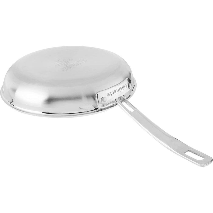 Cuisinart MultiClad Pro Stainless 8-Inch Open Skillet,Stainless Steel - Luxio