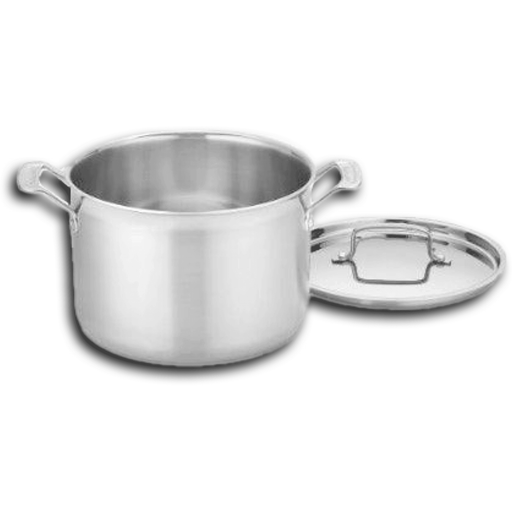 Cuisinart MultiClad Pro Stainless 8-Quart Stockpot with Cover - Luxio