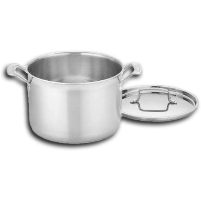 Cuisinart MultiClad Pro Stainless 8-Quart Stockpot with Cover - Luxio