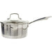 Cuisinart Professional Stainless Saucepan with Cover, 3-Quart, Stainless Steel - Luxio