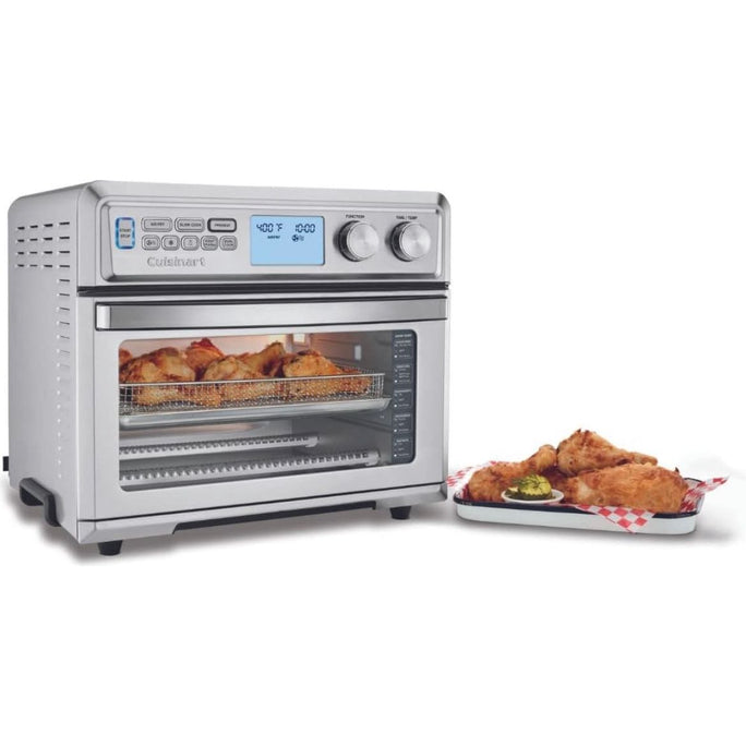 Cuisinart TOA-95 Digital AirFryer Toaster Oven, Premium 1800-Watt Oven with Digital Display and Controls – Extra-Large Capacity, Intuitive Programming and Adjustable Temperature, Stainless Steel - Luxio