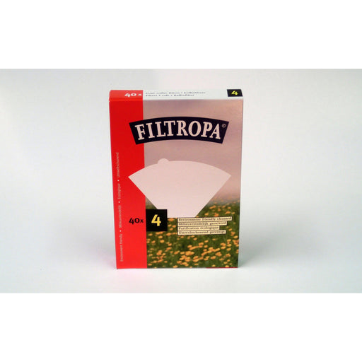 Filtropa Coffee Filters Size 4 40 Count White