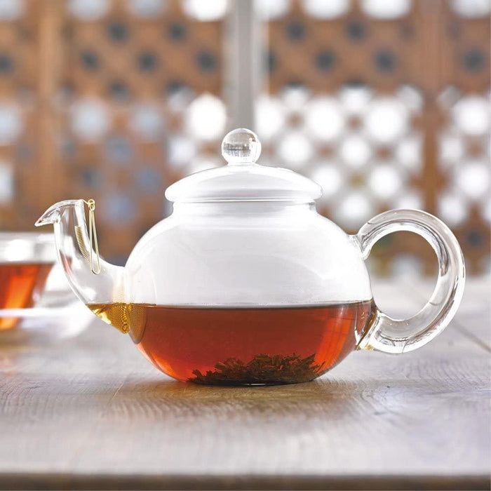 JP-4_Table Background, tea & mesh strainer Tea pot Hario