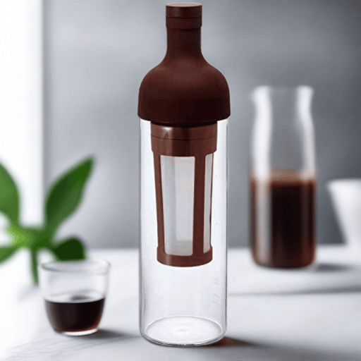 Hario Cold Brew Coffee Bottle (Brown/Mocha) - Luxio