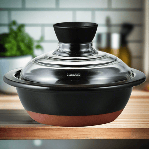 HARIO DONABE GLASS LID COOKING POT 700ML - Luxio