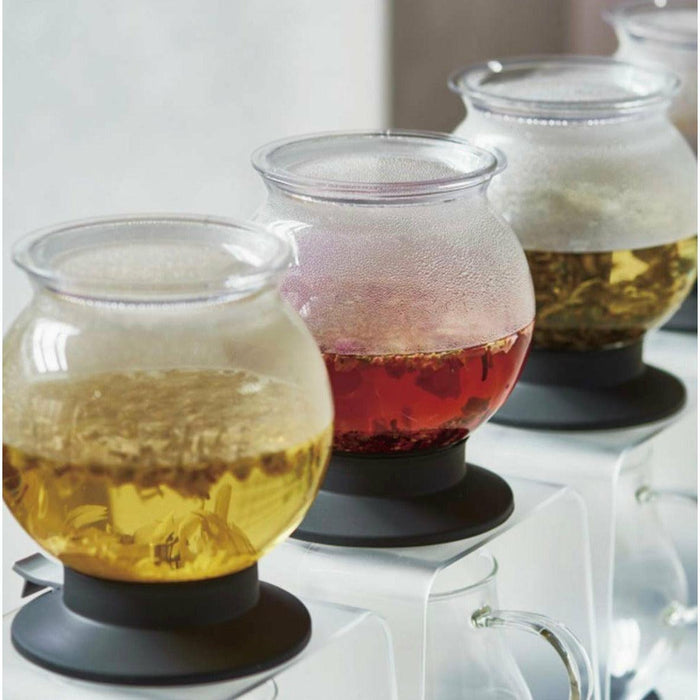 Hario TDR-80B Glass Tea Dripper, 800ml (27-ounce), Clear - Luxio