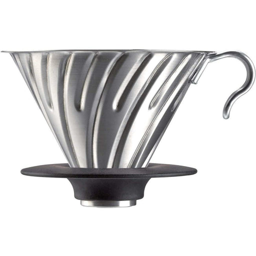 Hario_V60_Metal_Coffee_Dripper_Size_02_Silver_White_Background