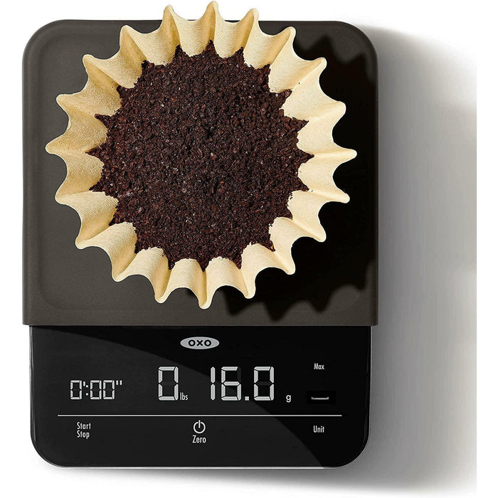 OXO 11212400 Good Grips 6 Lb Precision Coffee Scale with Timer