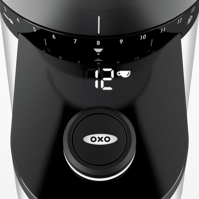 OXO CONICAL BURR COFFEE GRINDER WITH SCALE - Luxio