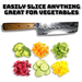 Spaceman Knives - Interstellar Nakiri (Vegetable Knife) - Damascus Steel - Blue Honeycomb Handle - Luxio