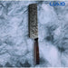 Spaceman Knives - Interstellar Nakiri (Vegetable Knife) - Damascus Steel - Blue Honeycomb Handle - Luxio
