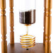 YAMA 25 CUP COLD DRIP MAKER CURVED BROWN WOOD FRAME (100OZ) - Luxio