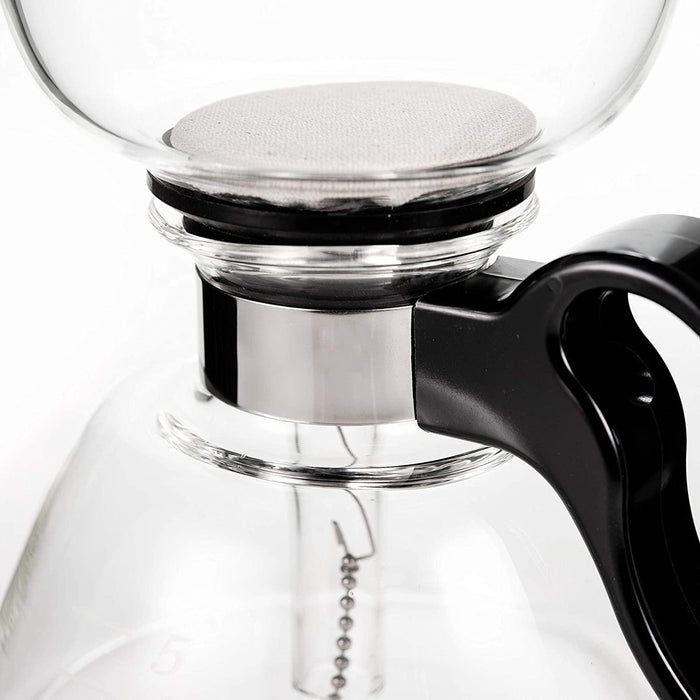 Yama Glass 5 Cup Stovetop Coffee Siphon (Syphon) - Luxio