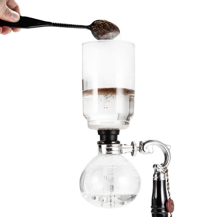 YAMA GLASS 5 CUP TABLETOP SIPHON COFFEE MAKER (ALCOHOL BURNER) - Luxio